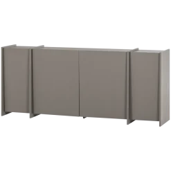 Woood Brock Dressoir 200 Cm Essen Fineer Warmgrijs [fsc]
