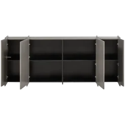 Woood Brock Dressoir 200 Cm Essen Fineer Warmgrijs [fsc]