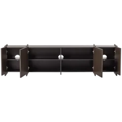 Woood Brock Tv Meubel 200 Cm Essen Fineer Middenbruin [fsc]