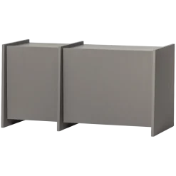 Woood Brock Tv Meubel 102 Cm Essen Fineer Warmgrijs [fsc]