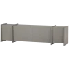 Woood Brock Tv Meubel 200 Cm Essen Fineer Warmgrijs [fsc]