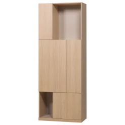 Woood Build Opbergkast 80 Cm Eiken Decor Naturel [FSC]