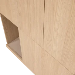 Woood Build Opbergkast 80 Cm Eiken Decor Naturel [FSC]