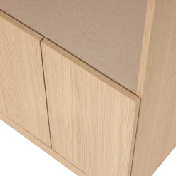 Woood Build Smalle Half Open Kast 54 Cm Eiken Decor Naturel [FSC]