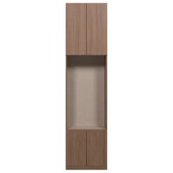 Woood Build Smalle Half Open Kast 54 Cm Eiken Decor Bruin [FSC]