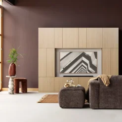Woood Build Tv Opbergkast 160 Cm Eiken Decor Naturel [FSC]