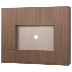 Woood Build Wandkast Combinatie 268 Cm Eiken Decor Bruin [FSC]