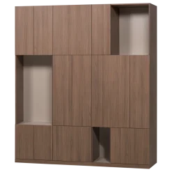 Woood Build Wandkast Combinatie 188 Cm Eiken Decor Bruin [FSC]