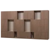 Woood Build Wandkast Combinatie 376 Cm Eiken Decor Bruin [FSC]