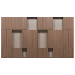 Woood Build Wandkast Combinatie 376 Cm Eiken Decor Bruin [FSC]