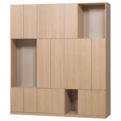 Woood Build Wandkast Combinatie 188 Cm Eiken Decor Naturel [FSC]