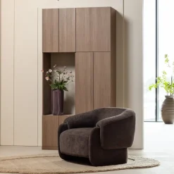 Woood Build Wandkast Combinatie 108 Cm Eiken Decor Bruin [FSC]