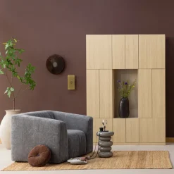 Woood Build Wandkast Combinatie 162 Cm Eiken Decor Naturel [FSC]