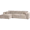 Woood CLOUD chaise longue links geweven chenille naturel