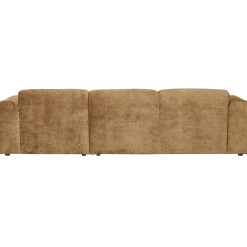 Woood CLOUD chaise longue rechts geweven chenille honinggeel