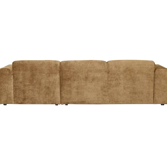 Woood CLOUD chaise longue rechts geweven chenille honinggeel