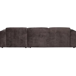 Woood CLOUD chaise longue rechts geweven chenille warm bruin