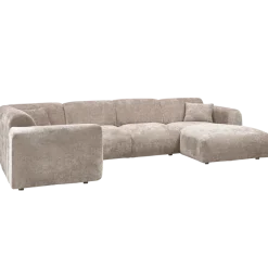 Woood CLOUD hoekbank links geweven chenille naturel
