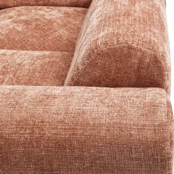 Woood CLOUD hoekbank rechts geweven chenille terra