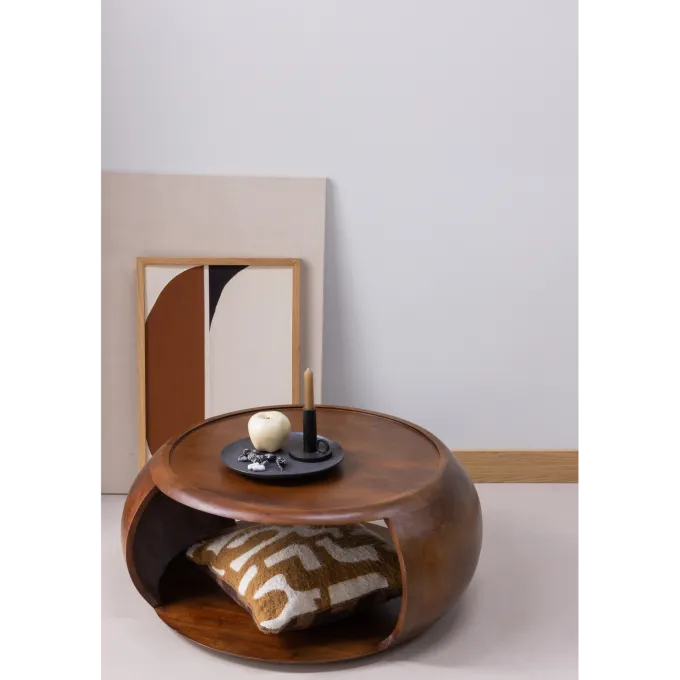 Woood Cole Salontafel Mango Hout Bruin