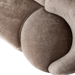 Woood Combi-popular: bankje + fauteuils taupe