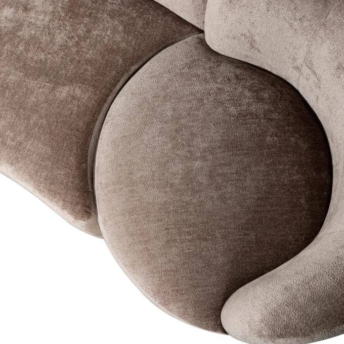 Woood Combi-popular: bankje + fauteuils taupe