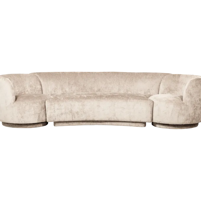 Woood Combi-popular: bankje + fauteuils naturel