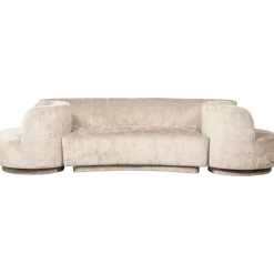 Woood Combi-popular: bankje + fauteuils naturel