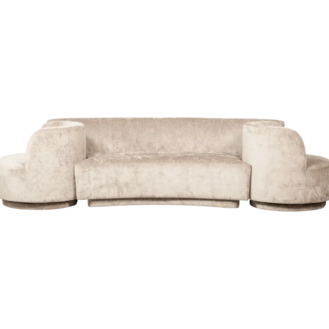 Woood Combi-popular: bankje + fauteuils naturel