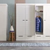 Woood Connect - 2 Drs - Strokendeur Wit [fsc]