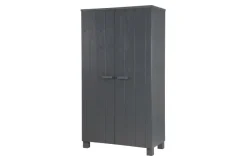 Woood Dennis Kast Grenen Steel Grey Geborsteld [fsc]