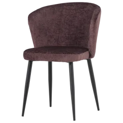 Woood Eetkamerstoel Luse Velvet Paars - Set van 2 [fsc]
