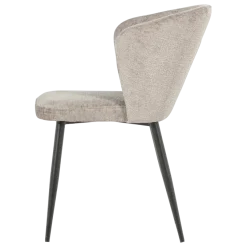 Woood Eetkamerstoel Luse Velvet Beige - Set van 2 [fsc]