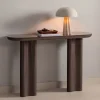 Woood Evara Sidetable Hout Hoogglans Donkerbruin [fsc]