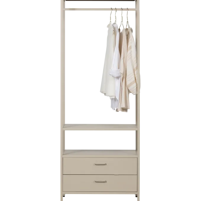 Woood Ferris open kledingkast 70 cm metaal zand
