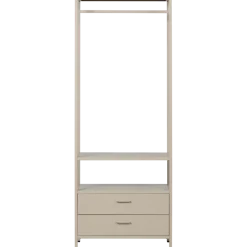 Woood Ferris open kledingkast 70 cm metaal zand
