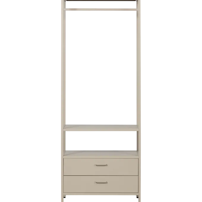 Woood Ferris open kledingkast 70 cm metaal zand