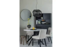 Woood Finca Buffet-/ Drankkast Grenen Diep Zwart [fsc]