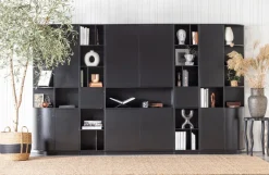 Woood Finca Opbergkast Rond Rechts 78 Cm Zwart [fsc]