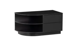 Woood Finca Tv Meubel Rond Links 78 Cm Grenen Zwart [fsc]