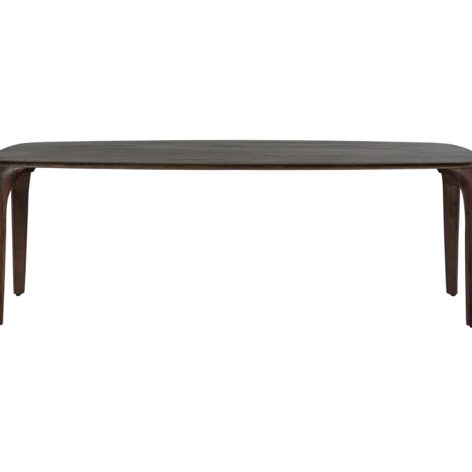 Woood Fiore Eettafel Mango Hout Donkerbruin 230x95 Cm