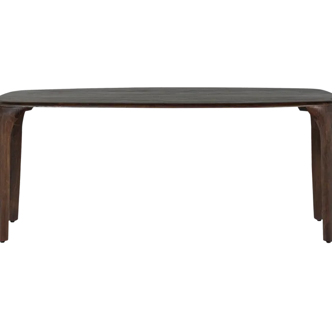 Woood Fiore Eettafel Mango Hout Donkerbruin 190x95 Cm