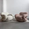 Woood Folke fauteuil chenille naturel melange