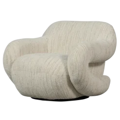 Woood Folke fauteuil chenille naturel melange