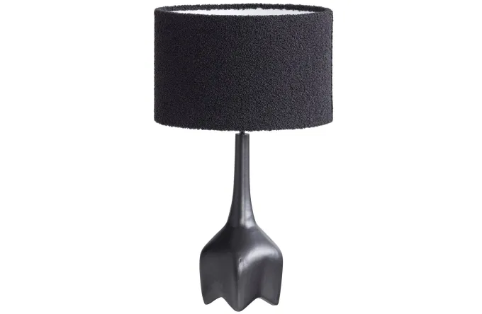 Woood Foss Tafellampvoet Aluminium Antique Zwart/bruin