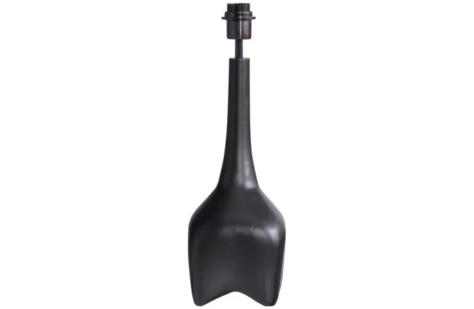 Woood Foss Tafellampvoet Aluminium Antique Zwart/bruin