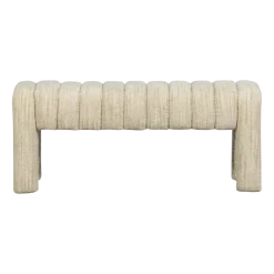 Woood Frex Gestoffeerd Bankje Boucle Naturel [fsc]