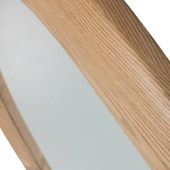 Woood Glivon Spiegel 100x100 Cm Hout Fineer Naturel