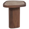 Woood Granu Bijzettafel Marmer/Mangohout Bruin [FSC]