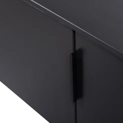 Woood Gunnar tv meubel 200 cm grenen matzwart [fsc]